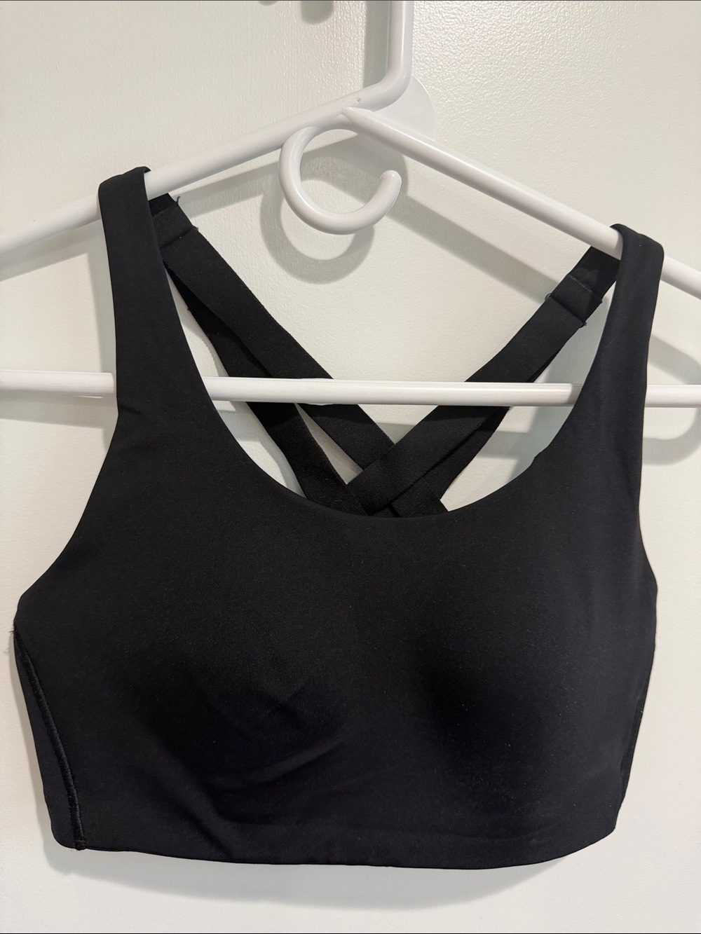 lululemon athletica Black Crisscross Back Sports Bra